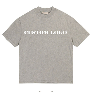 OEM Custom <b>Logo</b> High Quality Cotton Short Sleeve T-shirt Custom Unisex Blank Plain t Shirts Custom Plus Size Men's T-shirts - Product Image 5