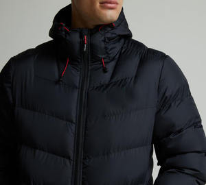 Chaqueta de Plumón Negra de Invierno Original de Fábrica Fratres Sports, Chaqueta de Plumón Gruesa y Cuadrada para Hombre 2026 - Product Image 4