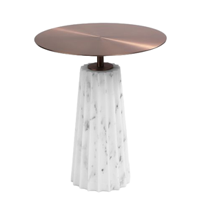 Mesa de centro de mármol personalizable de alta calidad Acabado de lujo en el hogar y la sala de estar del hotel Superb End Table - Product Image 6