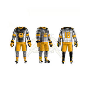 Nouvel uniforme de Hockey sur glace uni populaire, meilleure qualité, nouveau Design, chemises de Hockey sur glace sur mesure pour jeunes - Product Image 6