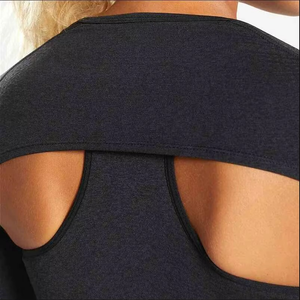 Ensemble yoga côtelé taille haute respirant OEM soutien-gorge et leggings d'entraînement fitness 2 pièces vente en gros - Product Image 3