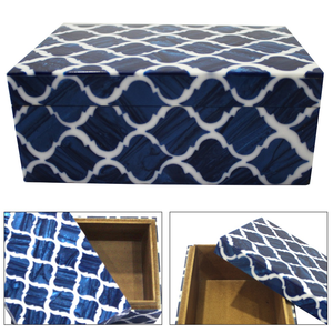 Caja de Madera Decorativa para Sala de Estar, Organizador de Joyas, Almacenamiento Multiusos, Hecho a Mano - Product Image 5