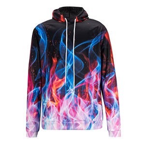 Custom Sublimation Printed Men Tracksuit Set OEM Breathable Polyester Fleece Hoodie & Jogger Sweat Suit Winter - Product Image 3