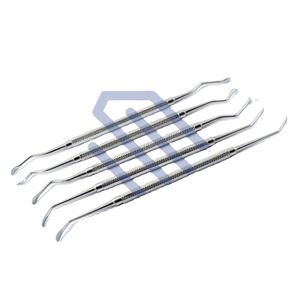 ชุดลิฟท์ยกไซนัสสเตนเลสแบบแมนนวล5ชิ้นเครื่องมือปลูกถ่ายได้รับการรับรองจาก CE - Product Image 1