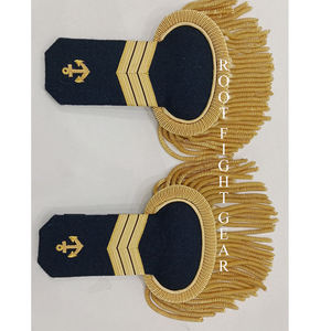 Épaulettes de luxe brodées sur mesure en dentelle avec fermeture auto-agrippante pour uniforme extérieur, service OEM, couleur personnalisée, haute qualité - Product Image 5