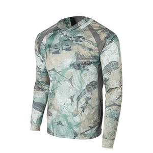OEM Conception personnalisée Respirant à séchage rapide Léger à manches longues Sweat à capuche de pêche par sublimation pour les pêcheurs actifs - Product Image 2