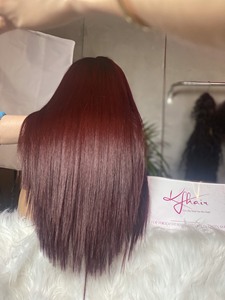 Pelucas de Encaje Brasileño al por Mayor, Lisas y Sedosas, HD para Encaje, Alta Calidad, Cutícula Alineada, Remy Virgen, Sin Caída para Mujeres Negras - Product Image 2