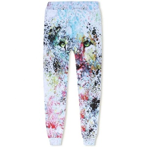 Ensemble jogging et sweat à capuche imprimé 3D lion pour homme, survêtement par sublimation 100 % coton molletonné, streetwear hiver - Product Image 4