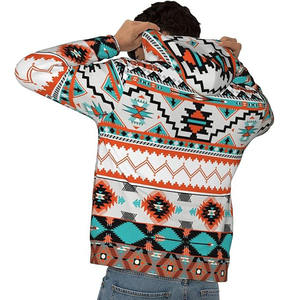 2026 top Mens Custom <b>Sublimation</b> <b>Hoodie</b> All Over Print Breathable Lightweight Pullover with Drawstring for Wholesale and Brands - Product Image 4