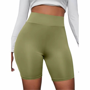 2024 nouveauté femmes sport fitness biker taille haute sexy respirant sans poche yoga scrunch bout à bout shorts - Product Image 6