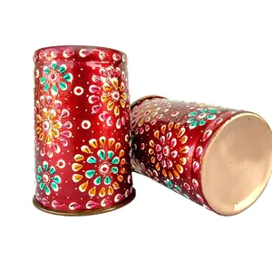 New Style Printed Design Original Copper Beer & Water Glass Luxury design Drinkware glass products hot selling product