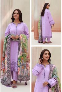 ชุดเดรสสนามหญ้าแท้สำหรับผู้หญิงชุดพื้นเมืองปากีสถานแบบเรียบง่าย100% อินเดียหรูหรา - Product Image 5