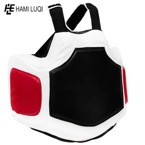 El protector de pecho de cuero ligero para entrenar Muay Thai Karate y boxeo maximiza la movilidad y la caja de energía Embalado Equipo DE BOXEO - Product Image 5