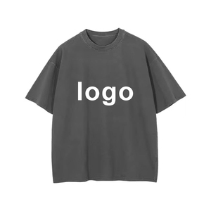 เสื้อยืดผ้าฝ้าย100ขนาดใหญ่สำหรับผู้ชายเสื้อยืดพิมพ์ลายบนหน้าจอแบบกำหนดเอง - Product Image 4