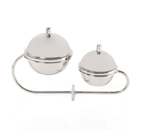 Elegante desechable moderno de lujo de acero inoxidable plata servir fecha cuencos para bodas eventos chocolates frutas secas espejo - Product Image 6