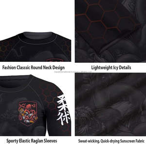 เสื้อรัดกล้ามเนื้อ Octopus Breathable 160g แขนยาว ระบายอากาศได้ดี ประสิทธิภาพสูงสุด เหมาะสำหรับ MMA ออกกำลังกายแบบนุ่มนวล - Product Image 5