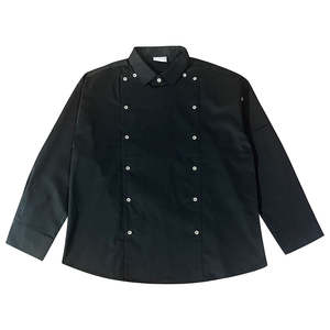 Chaqueta de trabajo de cuello de manga larga profesional, restaurante, hotel y panadería personal uniforme superior, diseño de abrigo de Chef de calidad superior - Product Image 2