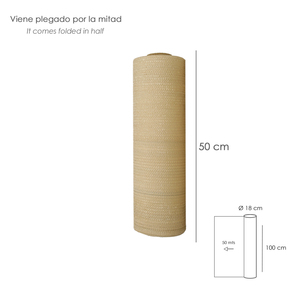 Rete Ombreggiante Beige 1.0 metri Rotolo da 50 Metri - Product Image 2