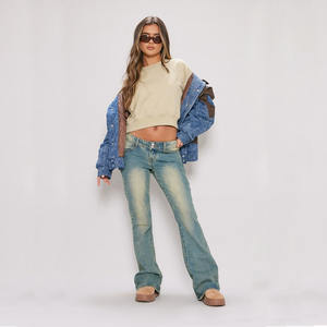 Sweat à capuche court à la mode pour dames Fabricant OEM/ODM pour vêtements de marque privée - Product Image 3