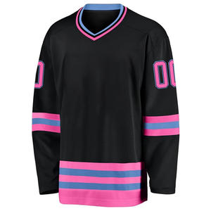 Maillot de hockey sur glace unisexe à séchage rapide personnalisé avec impression rapide de logo OEM/ODM livraison express disponible - Product Image 1
