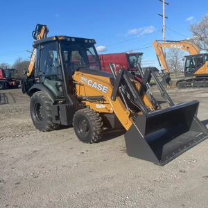 Chargeuse-pelleteuse CASE IH 580SV 4/1 avec godet, modèle 2024, équipement de construction d'occasion à vendre ! Chargeuse sur pneus Huade avec moteur CAMC 220v - Product Image 1