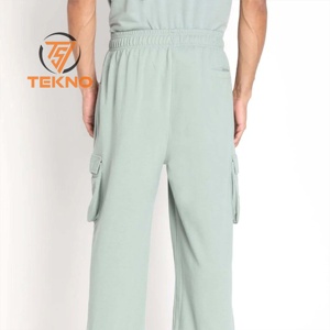 2025 hommes pantalons de survêtement sport décontracté hommes pantalons de survêtement pantalons grande taille bas prix 100% coton hommes pantalons de survêtement en gros OEM - Product Image 3