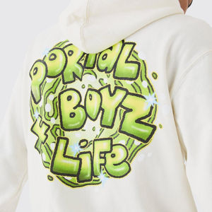 Sudadera con capucha de algodón 100% de gran tamaño para hombre de la mejor calidad, cuello levantado, logotipo frontal, buen patrón de impresión para la temporada de invierno - Product Image 5