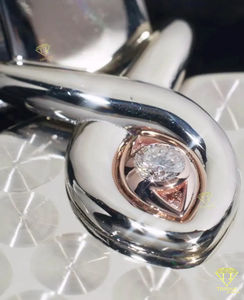 Pendentif Hip Hop glacé pendentif VVS Moissanite argent sterling 925 bijoux faits main personnalisés - Product Image 4