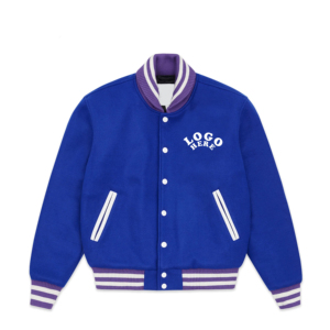 Fabricant sur mesure de vestes en laine de haute qualité pour hommes Veste universitaire d'hiver pour homme avec manches en cuir brodées Vente entière - Product Image 4