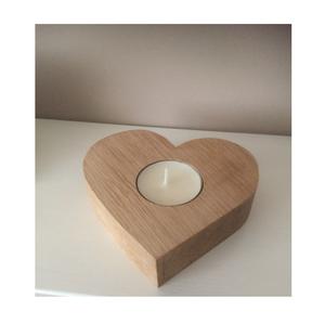 Charming Wooden <b>Tealight</b> <b>Holder</b> Made to Spread Soft Glowing Light and Highlight the Simple Beauty of Natural Wood - Product Image 3