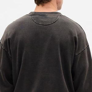 Sudadera para Hombre de Tela Suave, Mangas Largas y Logotipo Personalizado, Diseño de Color Sólido 2026 de Alta Calidad a Precio Económico con Hombros Caídos - Product Image 5