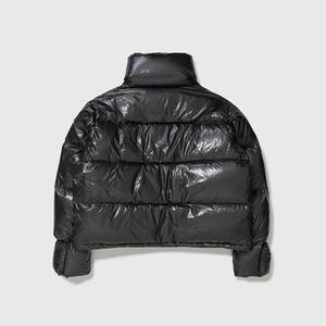 OEM Veste d'hiver imprimée sur mesure XL pour hommes avec col montant Manteau décontracté à fermeture éclair Produit fini en toile chaude à bulles chauffante - Product Image 2