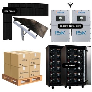 Système solaire complet 19,68 kW 2 Sol Ark 15K's 28,6 kWh 61,44 kWh Batterie - Product Image 4