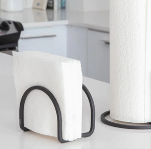 Modern Luxury Handmade Heavy Duty Metal Napkin Holder Stand <b>Black</b> Display Stands for Kitchen Restaurant - Product Image 6