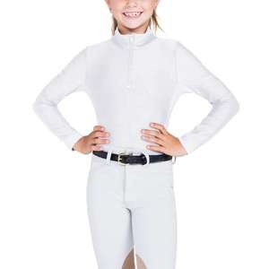Ropa ecuestre personalizada de diseño moderno, capa Base atractiva para niños, Tops para montar a caballo - Product Image 3