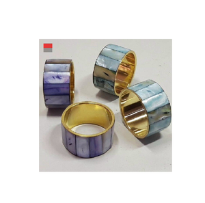 Servilletero de fregona Servicio de cena Centro de mesa Servilletero de boda y fiesta Servilletero de madreperla a precio asequible - Product Image 6