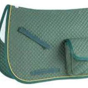 Coussin de selle de couleur verte, matelassé, confortable, avec poche, prix de gros, pas cher, Logo et Designs personnalisés - Product Image 1