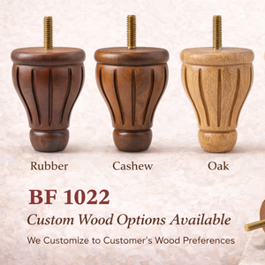 Tapered Wooden Furniture Leg Solid Wood <b>Sofa</b> Table <b>Bed</b> Leg <b>Brown</b> Finish OEM Custom Manufacturer Factory Wholesale - Product Image 3