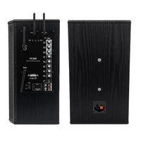 Système de haut-parleurs actifs en bois à montage mural 2.0 canaux pour WiFi 5.3 200W+ Audio avec télécommande pour utilisation en classe scolaire