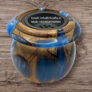 Nouveau design brûleur d'encens en bois de résine Bakhoor brûleur d'encens arabe brûleur d'encens de haute qualité de l'Inde par RF Crafts - Product Image 1