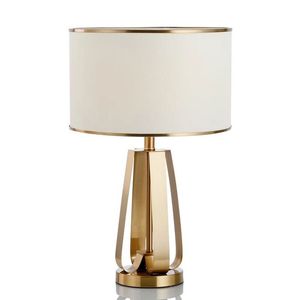 Lampe de table en laiton antique - Design contemporain METAL WAVE, construction durable, personnalisation disponible - Product Image 2