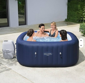 ลดราคาพิเศษ อ่างน้ำร้อนพกพาแบบใหม่ Lay-Z-Spa Hawaii Airjet สปาเป่าลมพร้อมระบบนวด - Product Image 1