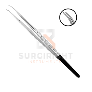 Pince à épiler manuelle en acier inoxydable Micro Plain Straight Diamond Dusted Dental Surgical Forceps - Product Image 4