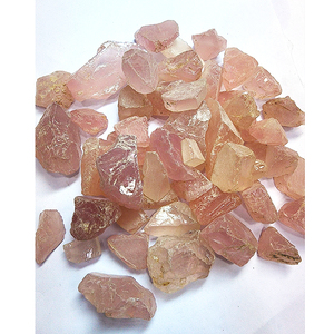 Lote de 53 Piezas de Cuarzo Rosa Natural de 20-60 mm, 3536 Quilates, Alta Calidad, Iroc Sales, Piedras Preciosas Sueltas Rosas, Logotipo Personalizado - Product Image 1