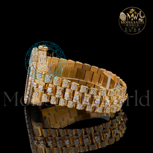 Reloj de Lujo de Marca Superior con Moissanita - Bisel Completamente con Diamantes - Reloj Mecánico Automático para Hombre - Estilo Ejecutivo y de Moda - Product Image 3
