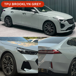 Rollo de Película Automotriz PPF TPU <span class=keywords><strong>Brooklyn</strong></span> Grey al por Mayor, 1.52*15m, Película de Alta Calidad que Cambia de Color para Carrocerías de Automóviles - Product Image 3