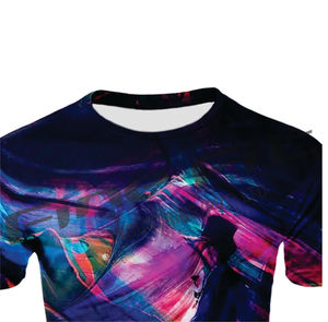 T-Shirt Confortable Décontracté à Séchage Rapide avec Logo Sublimation Personnalisé pour Hommes Femmes 100% Coton Polyester Doux Léger Design Uni - Product Image 6