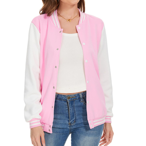 Vêtements pour femmes de haute qualité sur mesure vestes universitaires logo personnalisé vestes universitaires brodées de haute qualité pour femmes - Product Image 2