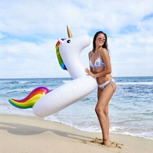 Colchoneta Inflable de PVC Martom Unicornio XXL, Colchón de Natación Portátil y Ecológico para Juegos Acuáticos y Piscinas, Unisex - Product Image 6