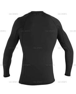 Haute qualité unisexe Rash Guard Logo personnalisé marque couche de base Compression pour MMA & BJJ OEM Service prix directs d'usine - Product Image 2
